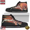 Metallica Flag Motif High Top Canvas Black White Sneakers Shoes 16 Metallica Flag Motif High Top Canvas Black White Sneakers Shoes