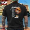 Metallica Flaming Skull Tour 94 Back Print T Shirt 6 Metallica Flaming Skull Tour 94 Back Print T Shirt