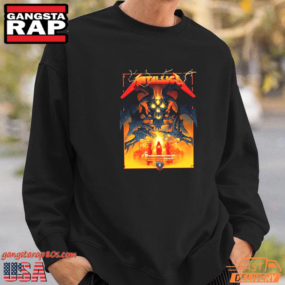 Metallica Minneapolis MN 2024 M72 World Tour Shirt Metallica Minneapolis MN 2024 M72 World Tour Shirt