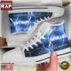 Metallica Thunder Black White High Top Canvas Sneakers Shoes 7 Metallica Thunder Black White High Top Canvas Sneakers Shoes