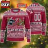 NCAA Alabama Crimson Tide Football Team Custom Name Number New Ugly Christmas Sweater