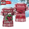 NCAA Arkansas Razorbacks They Hate US Special Grinch Snow Christmas T Shirt