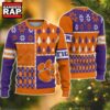 NCAA Clemson Tigers Football Team Xmas Tree Snow Custom Name Ugly Christmas Sweater 2 NCAA Clemson Tigers Football Team Xmas Tree Snow Custom Name Ugly Christmas Sweater