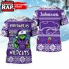 NCAA Kansas State Wildcats They Hate US Special Grinch Snow Christmas T Shirt