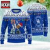 NCAA Kentucky Wildcats Football Team HO HO HO Santa Claus Ugly Christmas Sweater 3 NCAA Kentucky Wildcats Football Team HO HO HO Santa Claus Ugly Christmas Sweater