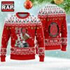 NCAA NC State Wolfpack Football Team HO HO HO Santa Claus Ugly Christmas Sweater 3 NCAA NC State Wolfpack Football Team HO HO HO Santa Claus Ugly Christmas Sweater