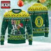 NCAA Oregon Ducks Football Team HO HO HO Santa Claus Ugly Christmas Sweater 2 NCAA Oregon Ducks Football Team HO HO HO Santa Claus Ugly Christmas Sweater