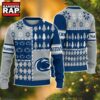 NCAA Penn State Nittany Lions Football Team Xmas Tree Snow Custom Name Ugly Christmas Sweater