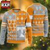 NCAA Tennessee Volunteers Football Team Xmas Tree Snow Custom Name Ugly Christmas Sweater
