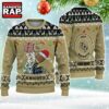 NCAA UCF Knights Football Team HO HO HO Santa Claus Ugly Christmas Sweater 2 NCAA UCF Knights Football Team HO HO HO Santa Claus Ugly Christmas Sweater