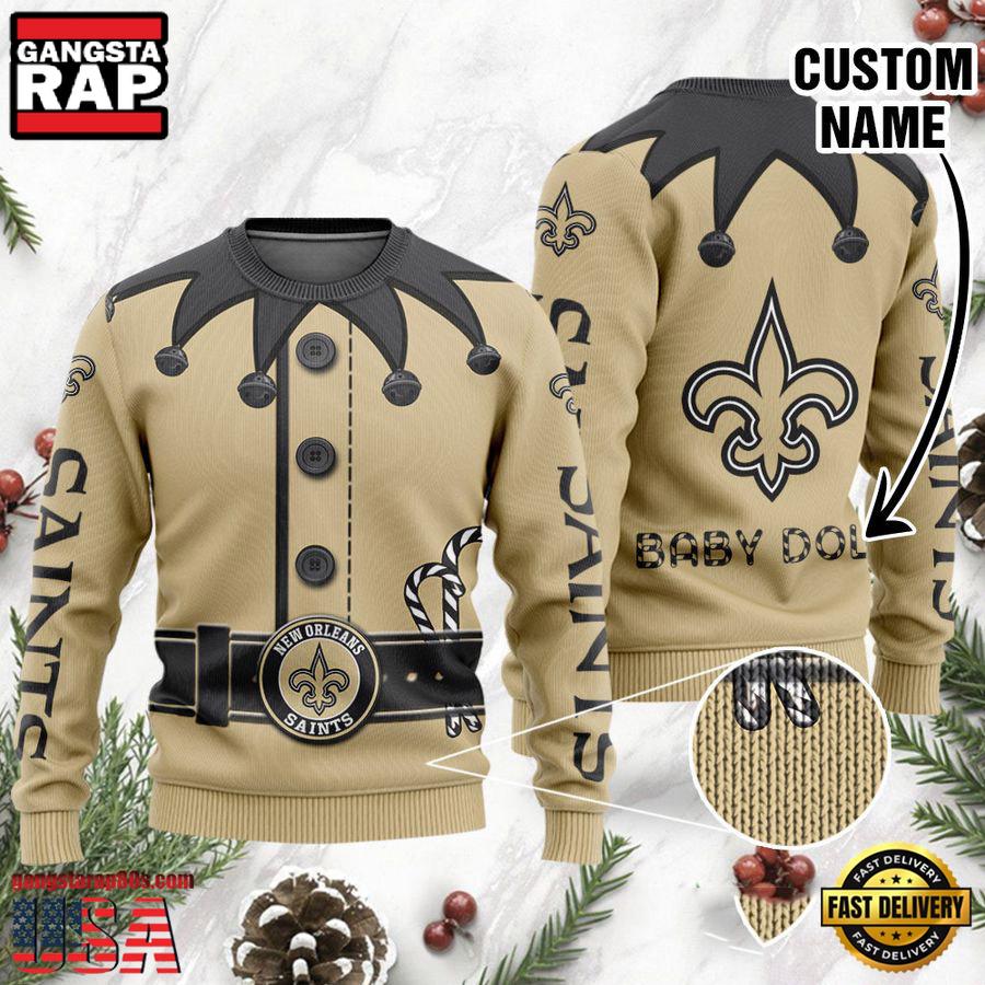 New Orleans Saints Grinch NFL Ugly Christmas Sweaters New Orleans Saints Grinch NFL Ugly Christmas Sweaters