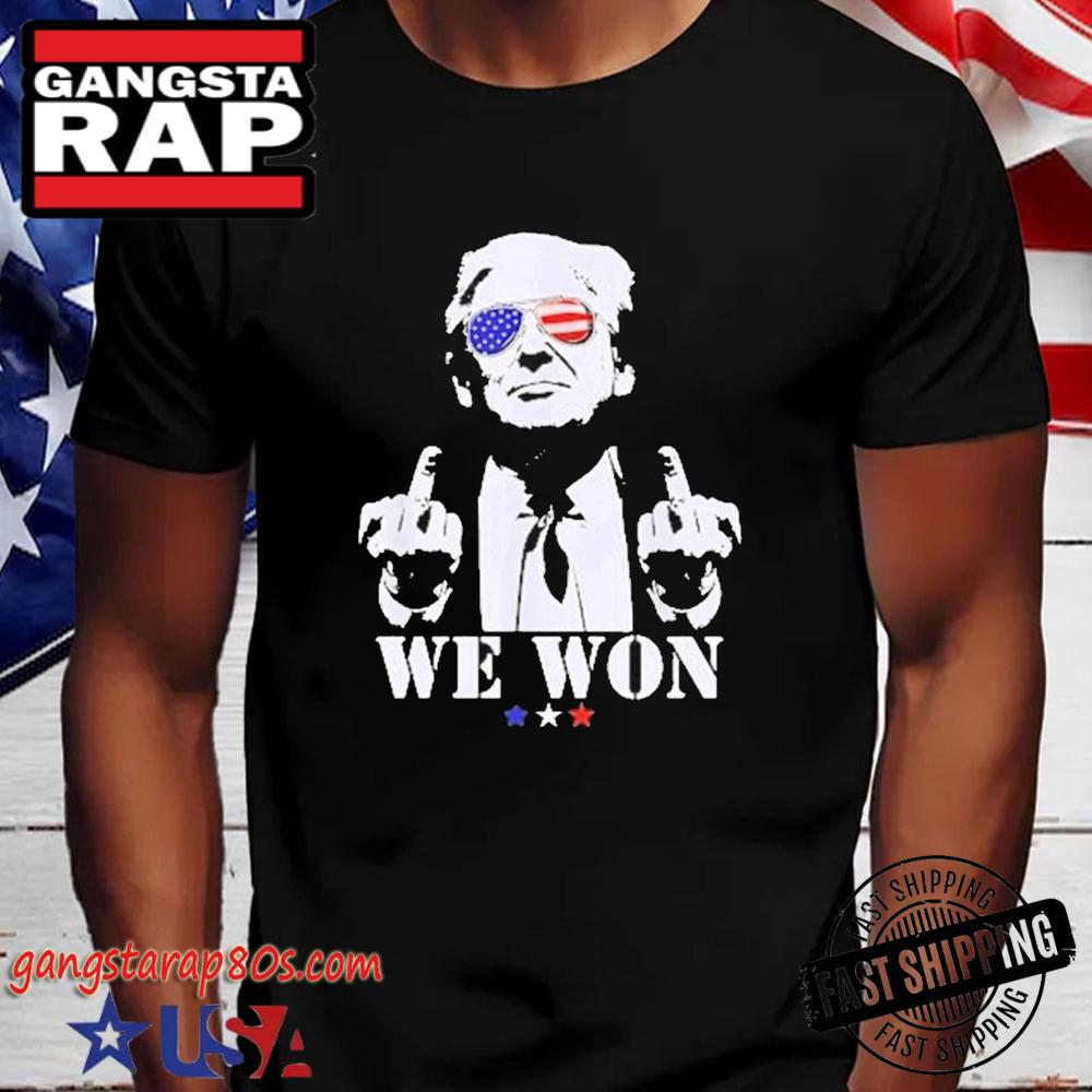 Official Trump We Won Wins Inauguration 47 US President 2025 T-Shirt Official Trump We Won Wins Inauguration 47 US President 2025 T-Shirt