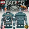 Philadelphia Eagles Grateful Dead Blue Color Ugly Christmas Sweater