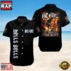 ACDC Rock Band Hells Bells Inferno Hawaiian Shirt