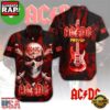 ACDC Rock Band Merch Art Flowers Pattern Hawaiian Shirt 2 ACDC Rock Band Merch Art Flowers Pattern Hawaiian Shirt
