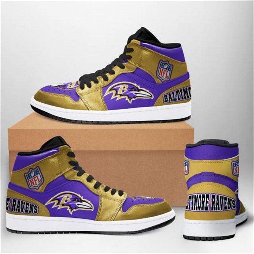 NFL Baltimore Ravens Football Air Jordan Sneaker Boots Shoes NFL Baltimore Ravens Football Air Jordan Sneaker Boots Shoes