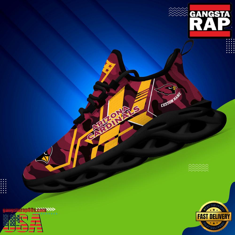 Personalized Arizona Cardinals NFL Sport Team Clunky Max Soul Shoes Personalized Arizona Cardinals NFL Sport Team Clunky Max Soul Shoes