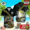 Custom Name Green Bay Packers NFL Mascot Hawaiian Shirt 3 Custom Name Green Bay Packers NFL Mascot Hawaiian Shirt