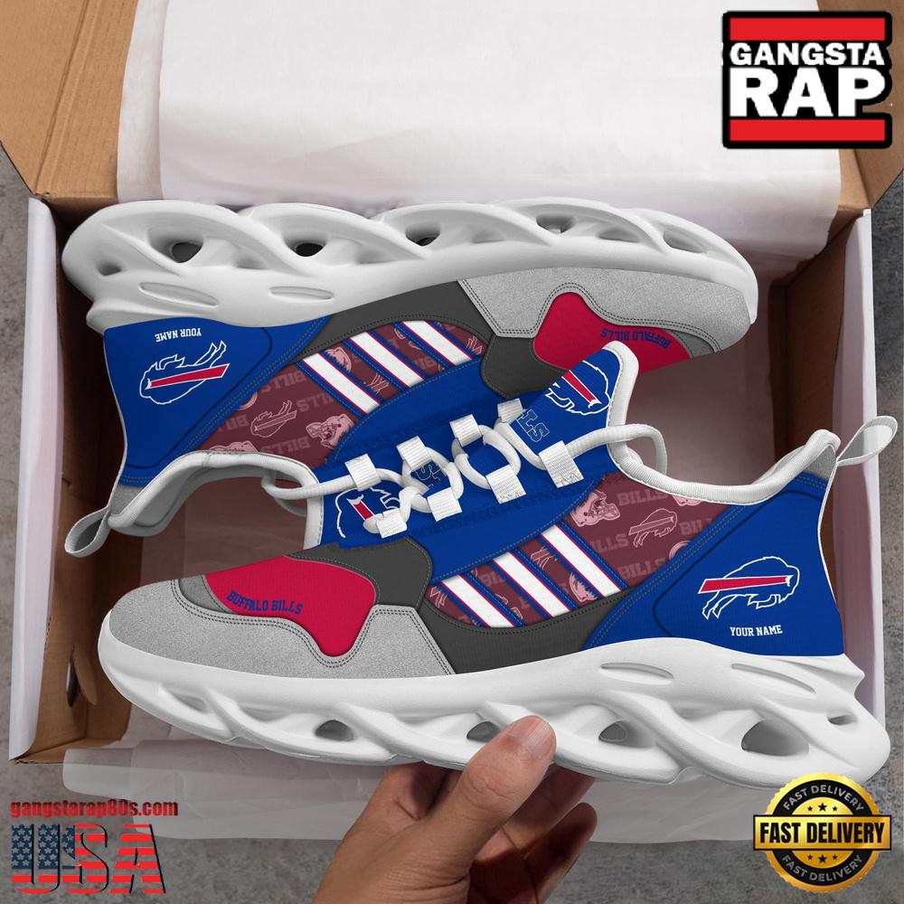 Personalized NFL Buffalo Bills Clunky Sport Max Soul Shoes Personalized NFL Buffalo Bills Clunky Sport Max Soul Shoes