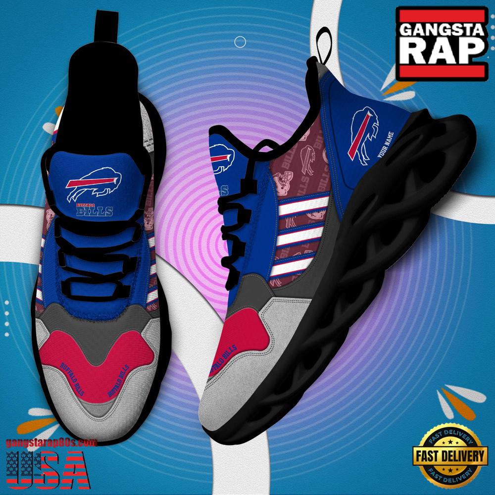 Personalized NFL Buffalo Bills Clunky Sport Max Soul Shoes Personalized NFL Buffalo Bills Clunky Sport Max Soul Shoes