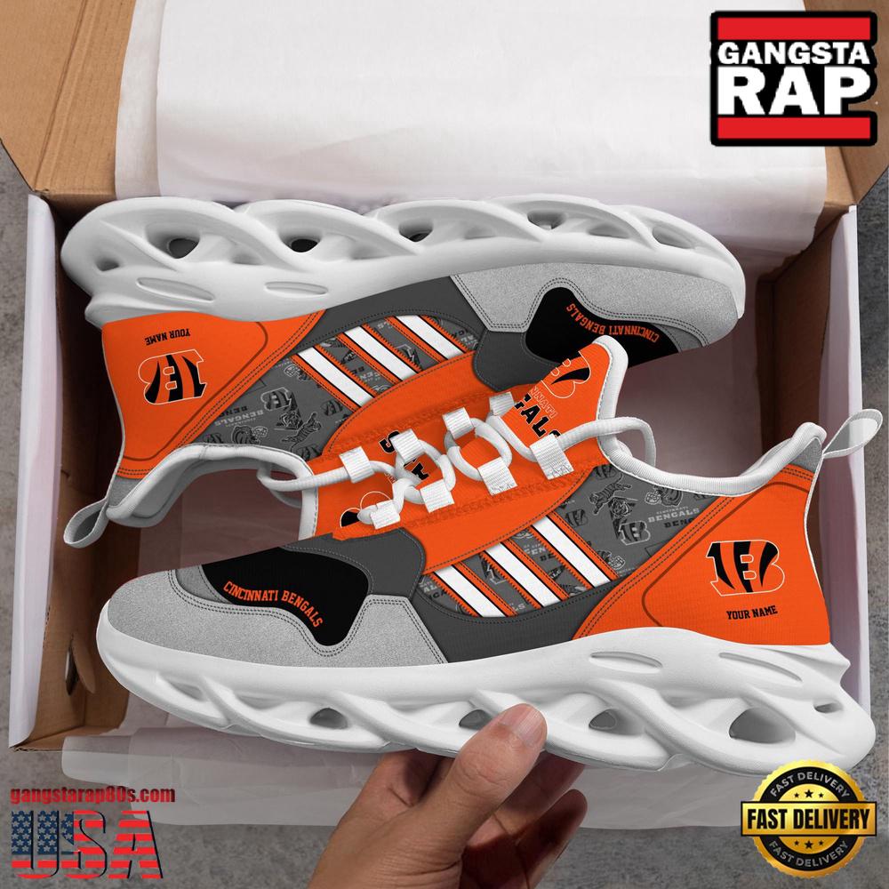 Personalized NFL Cincinnati Bengals Clunky Sport Max Soul Shoes Personalized NFL Cincinnati Bengals Clunky Sport Max Soul Shoes
