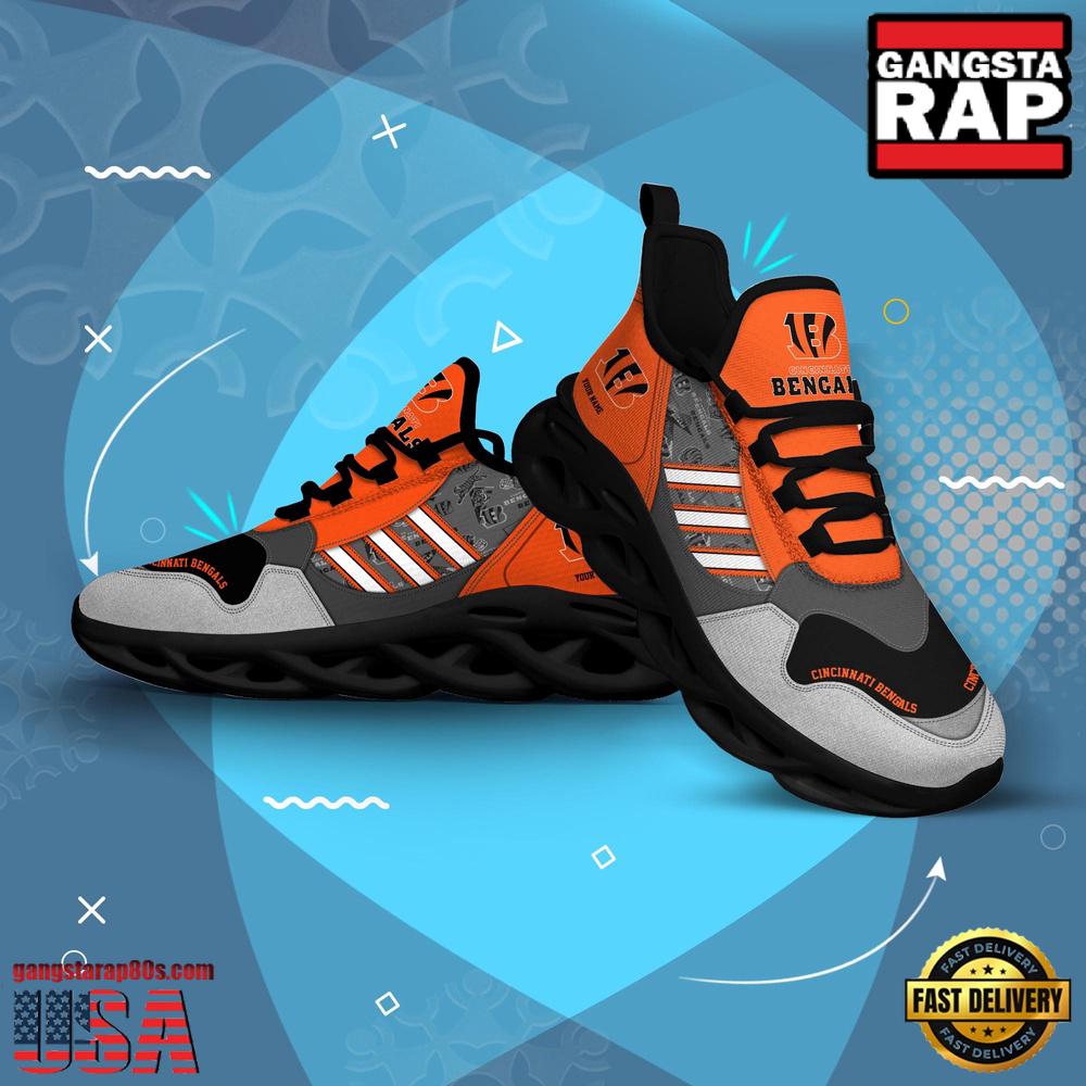 Personalized NFL Cincinnati Bengals Clunky Sport Max Soul Shoes Personalized NFL Cincinnati Bengals Clunky Sport Max Soul Shoes