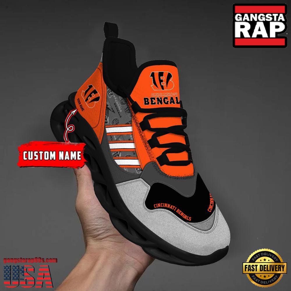 Personalized NFL Cincinnati Bengals Clunky Sport Max Soul Shoes Personalized NFL Cincinnati Bengals Clunky Sport Max Soul Shoes