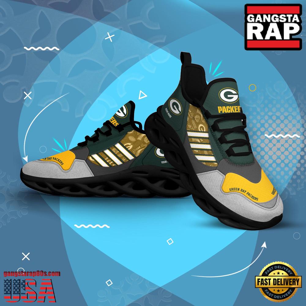 Personalized NFL Green Bay Packers Clunky Sport Max Soul Shoes Personalized NFL Green Bay Packers Clunky Sport Max Soul Shoes
