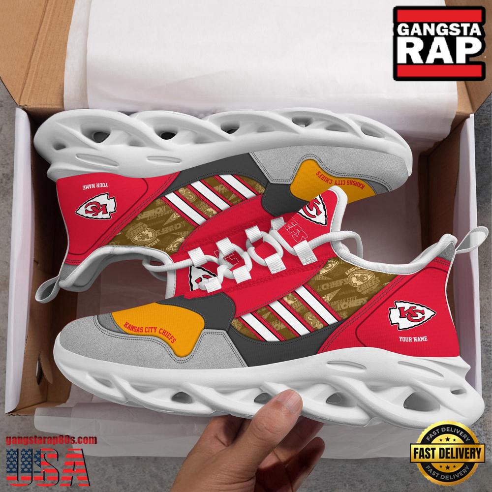 Personalized NFL Kansas City Chiefs Clunky Sport Max Soul Shoes Personalized NFL Kansas City Chiefs Clunky Sport Max Soul Shoes