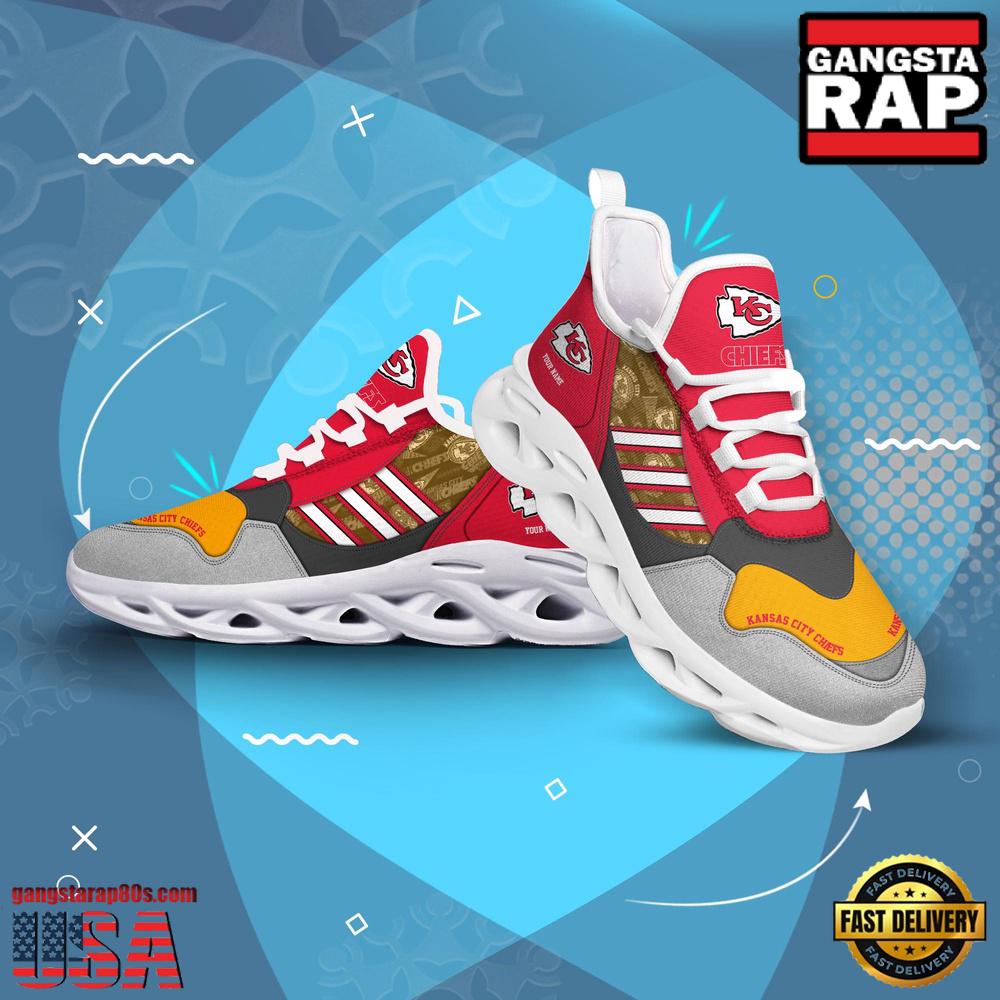 Personalized NFL Kansas City Chiefs Clunky Sport Max Soul Shoes Personalized NFL Kansas City Chiefs Clunky Sport Max Soul Shoes