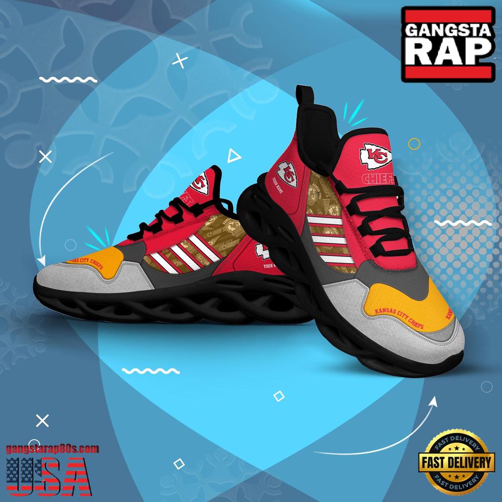 Personalized NFL Kansas City Chiefs Clunky Sport Max Soul Shoes Personalized NFL Kansas City Chiefs Clunky Sport Max Soul Shoes