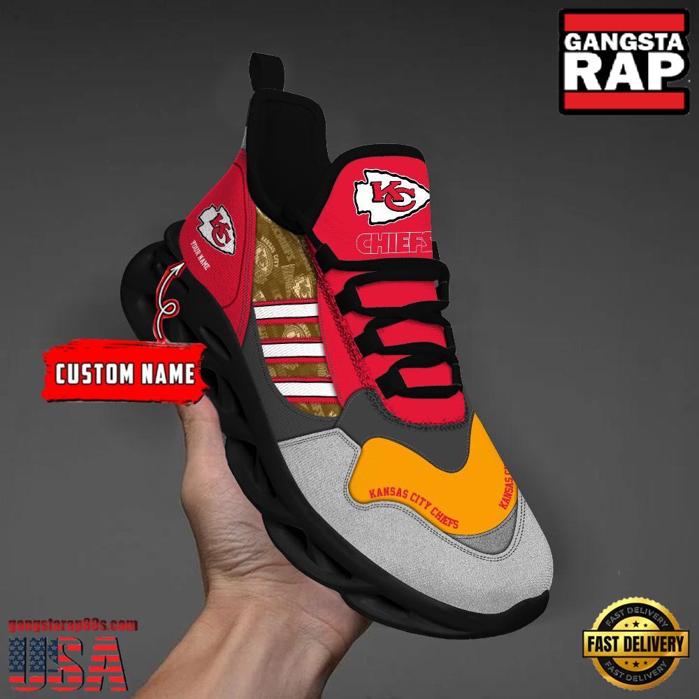 Personalized NFL Kansas City Chiefs Clunky Sport Max Soul Shoes Personalized NFL Kansas City Chiefs Clunky Sport Max Soul Shoes