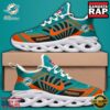 Custom Name NFL Miami Dolphins Team Logo Max Soul Shoes