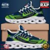 Custom Name NFL Seattle Seahawks Team Logo Max Soul Shoes