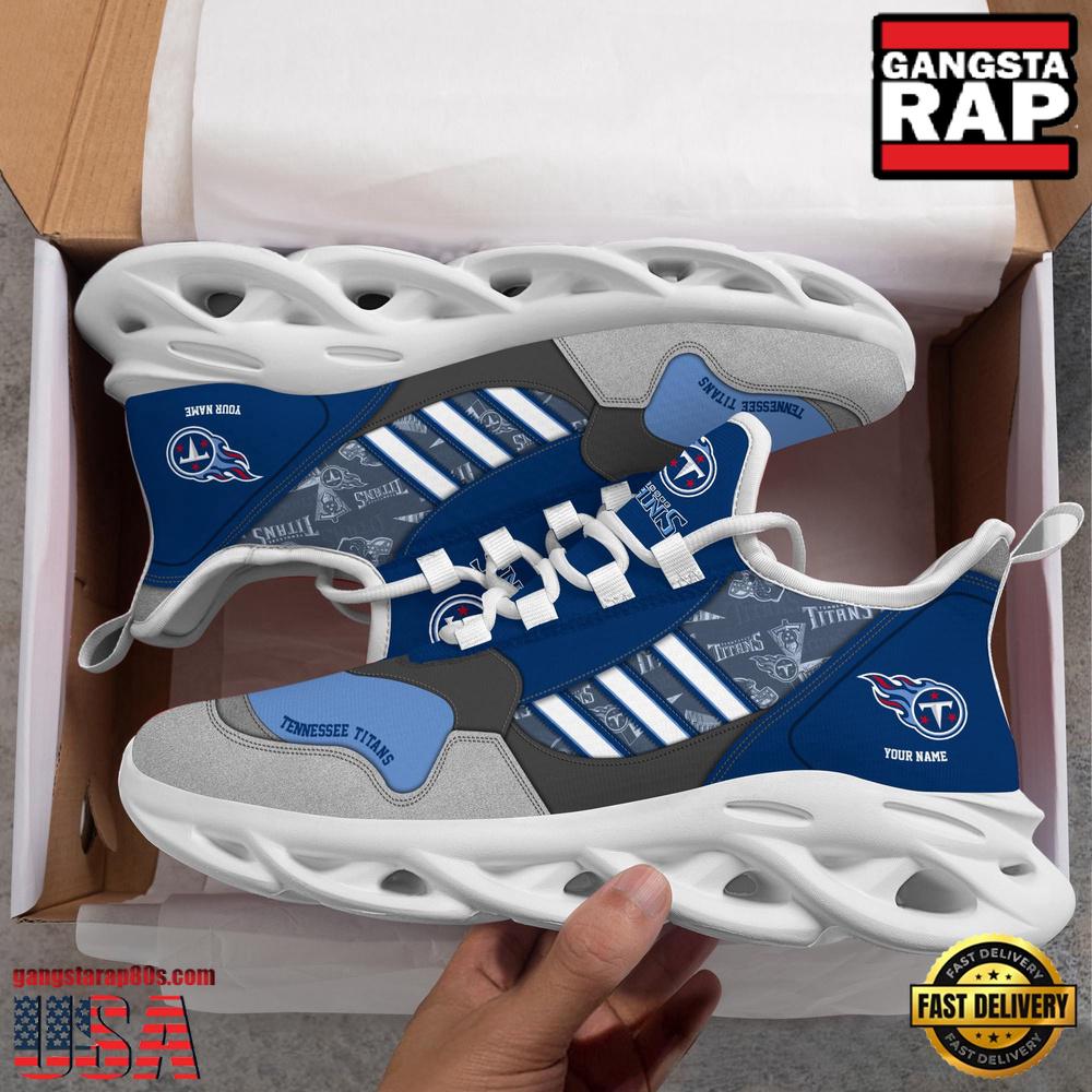 Personalized NFL Tennessee Titans Clunky Sport Max Soul Shoes Personalized NFL Tennessee Titans Clunky Sport Max Soul Shoes