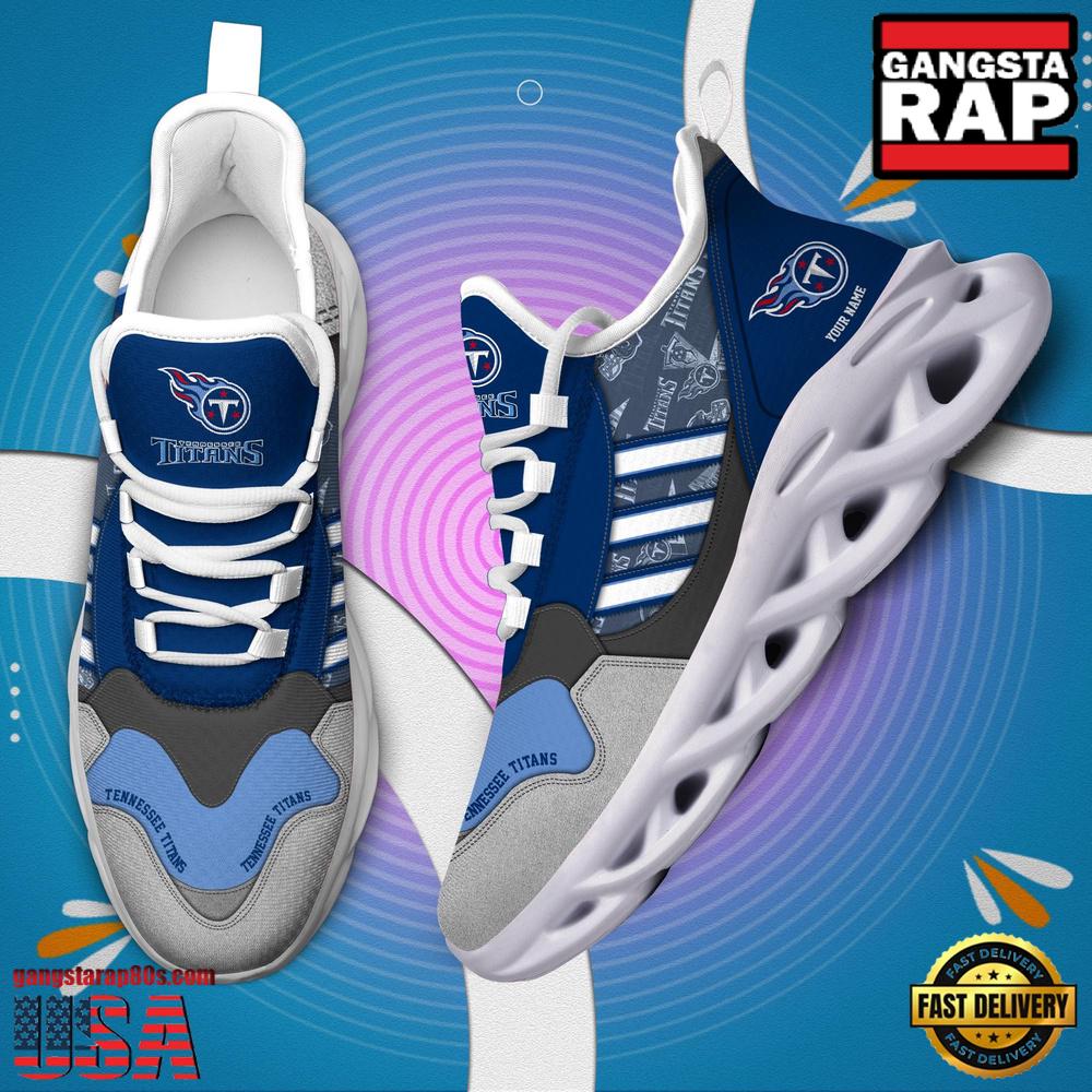 Personalized NFL Tennessee Titans Clunky Sport Max Soul Shoes Personalized NFL Tennessee Titans Clunky Sport Max Soul Shoes