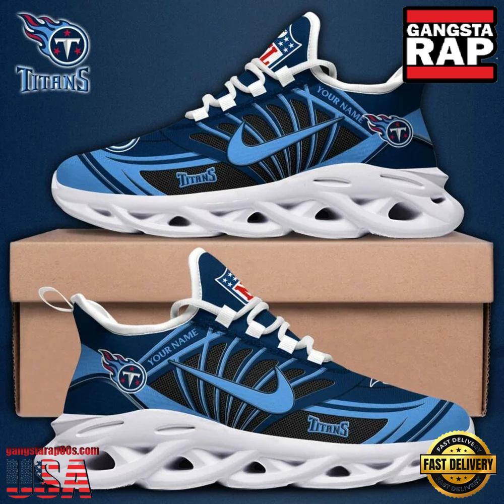 Personalized NFL Tennessee Titans Team Logo Max Soul Shoes Personalized NFL Tennessee Titans Team Logo Max Soul Shoes