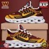 Custom Name NFL Washington Commanders Team Logo Max Soul Shoes