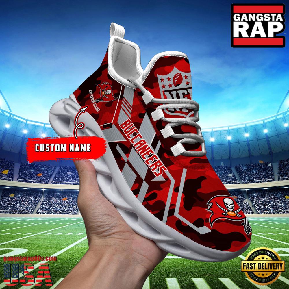 Personalized Tampa Bay Buccaneers NFL Sport Team Clunky Max Soul Shoes Personalized Tampa Bay Buccaneers NFL Sport Team Clunky Max Soul Shoes