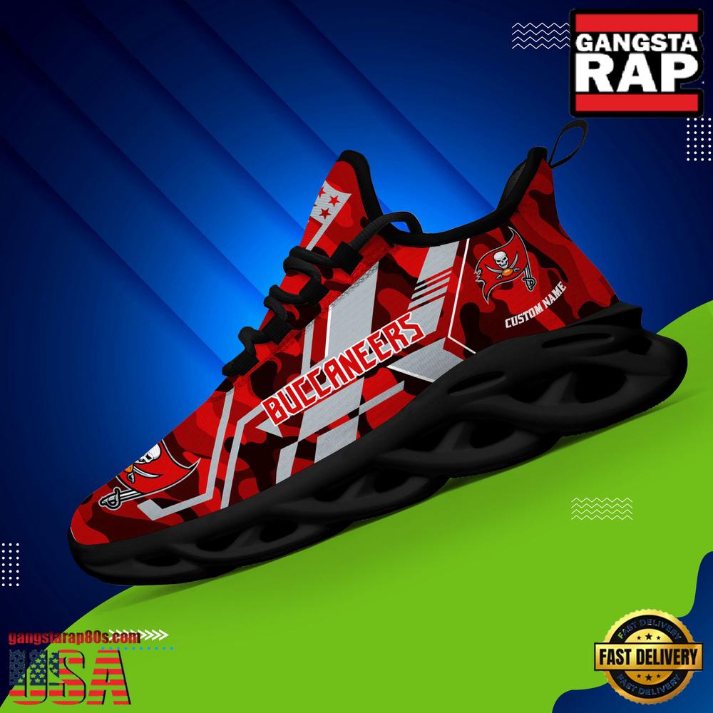 Personalized Tampa Bay Buccaneers NFL Sport Team Clunky Max Soul Shoes Personalized Tampa Bay Buccaneers NFL Sport Team Clunky Max Soul Shoes