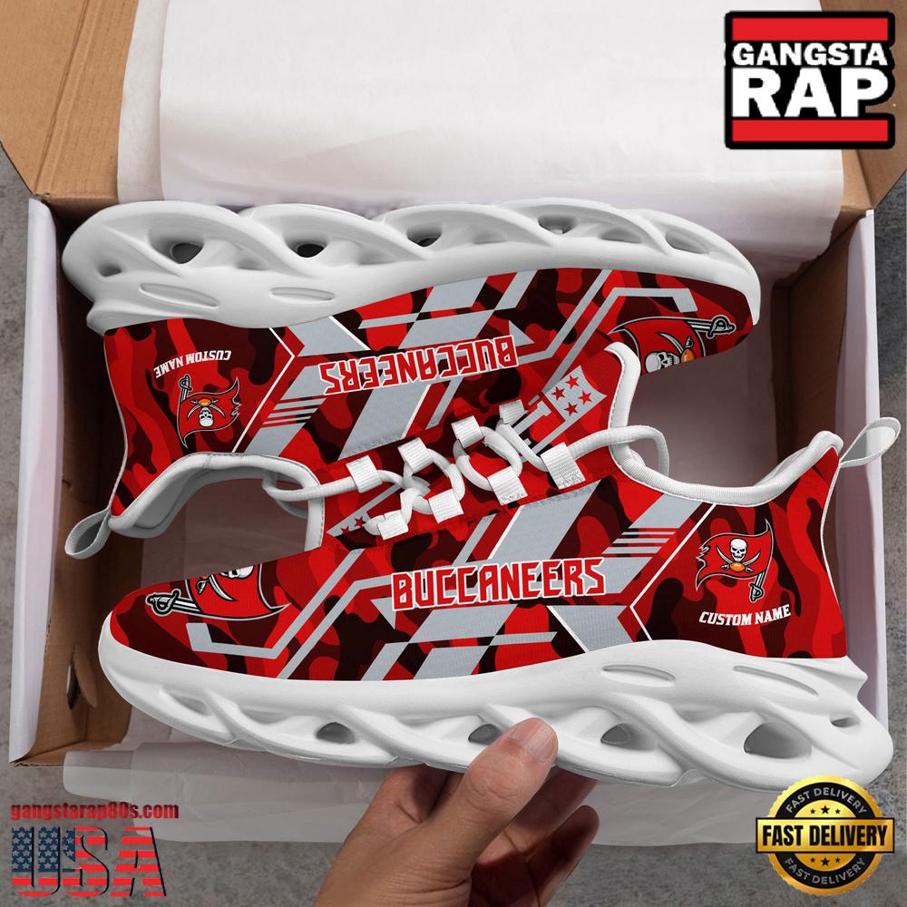 Personalized Tampa Bay Buccaneers NFL Sport Team Clunky Max Soul Shoes Personalized Tampa Bay Buccaneers NFL Sport Team Clunky Max Soul Shoes