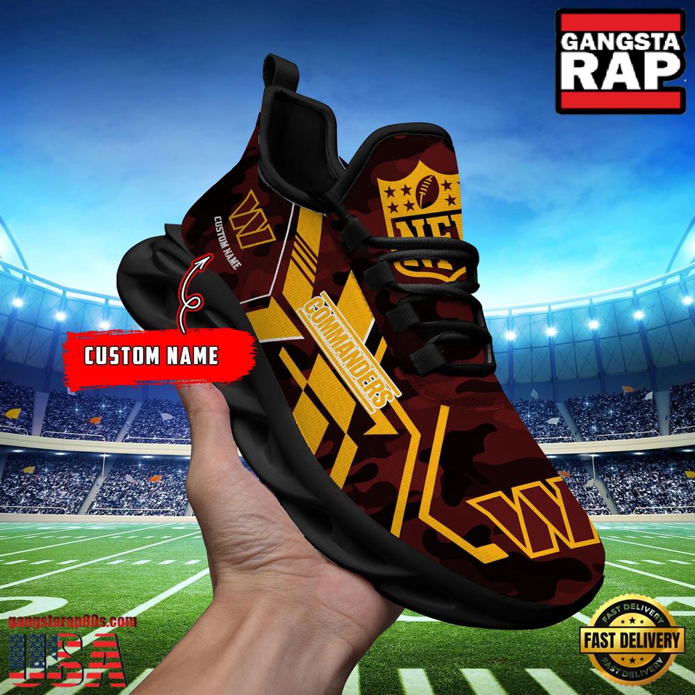 Personalized Washington Commanders NFL Sport Team Clunky Max Soul Shoes Personalized Washington Commanders NFL Sport Team Clunky Max Soul Shoes