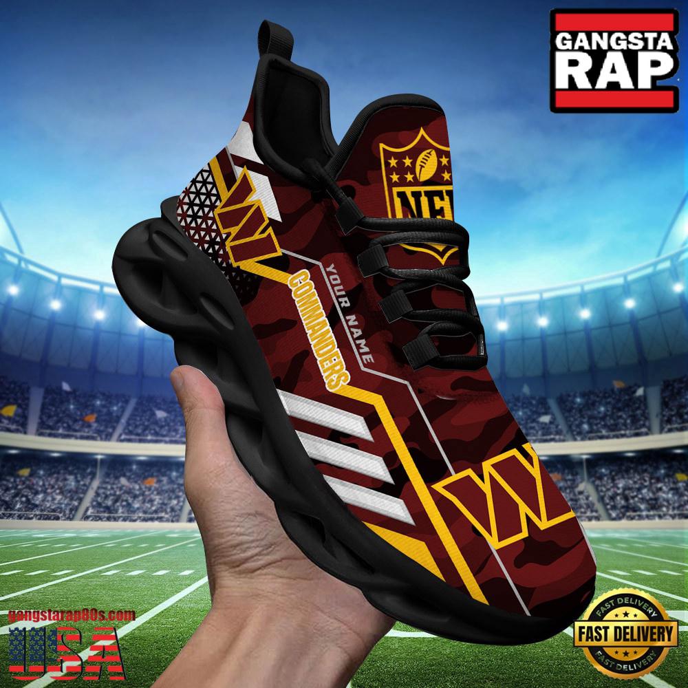 Personalized Washington Commanders NFL Sport Team Clunky Max Soul Shoes Personalized Washington Commanders NFL Sport Team Clunky Max Soul Shoes