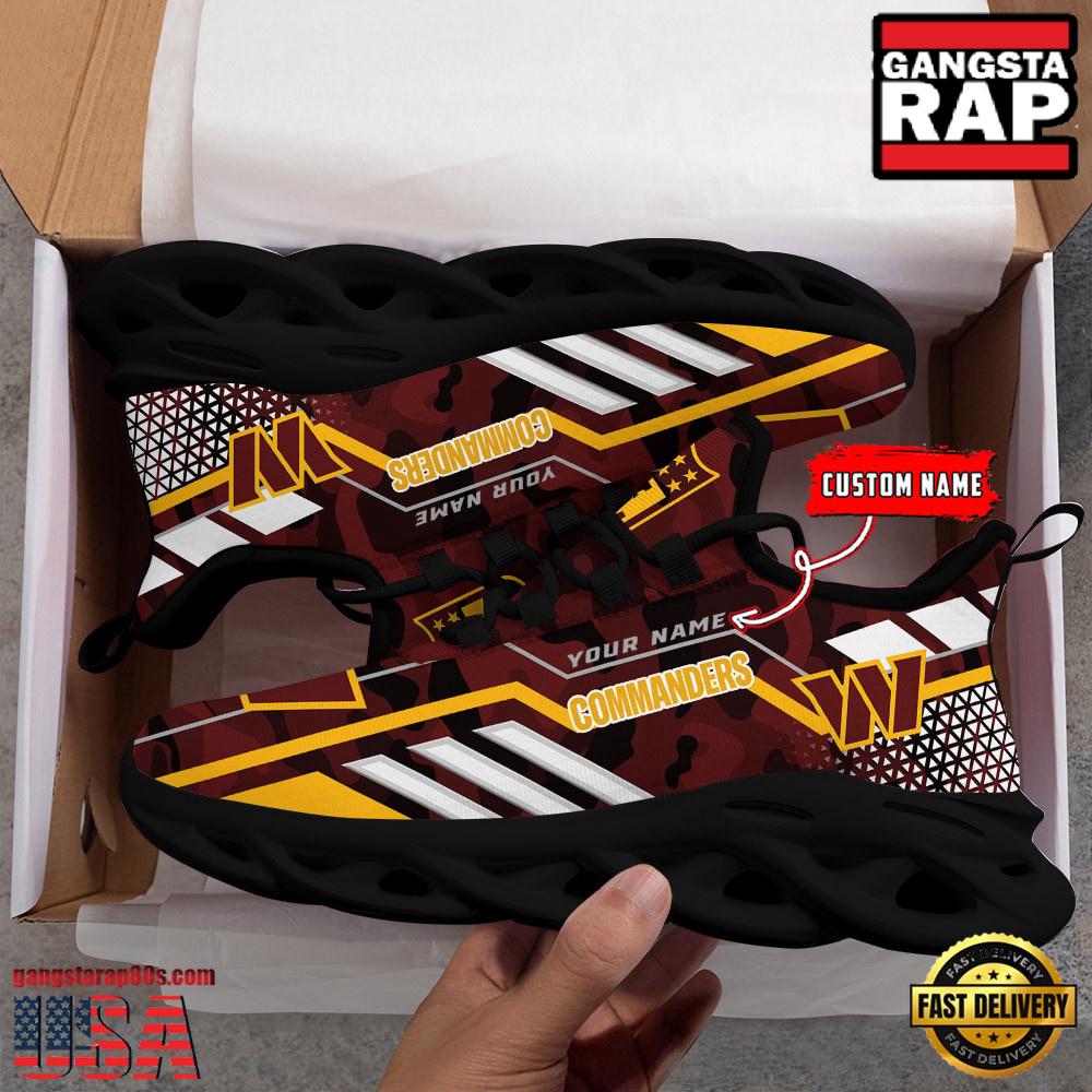 Personalized Washington Commanders NFL Sport Team Clunky Max Soul Shoes Personalized Washington Commanders NFL Sport Team Clunky Max Soul Shoes