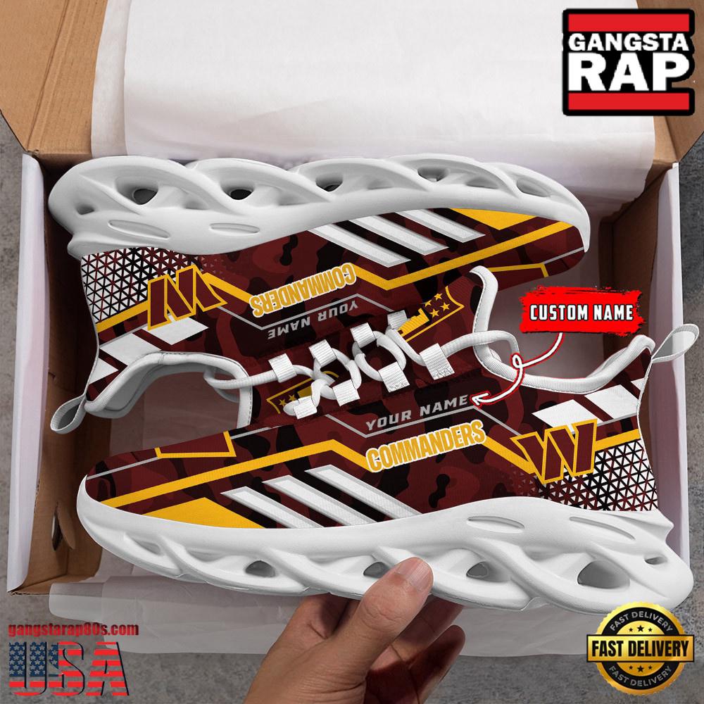 Personalized Washington Commanders NFL Sport Team Clunky Max Soul Shoes Personalized Washington Commanders NFL Sport Team Clunky Max Soul Shoes