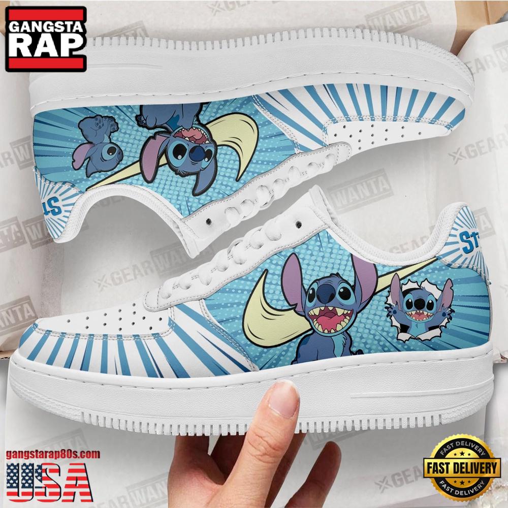 Cute Stitch Air Force 1 Shoes Sneakers Cute Stitch Air Force 1 Shoes Sneakers