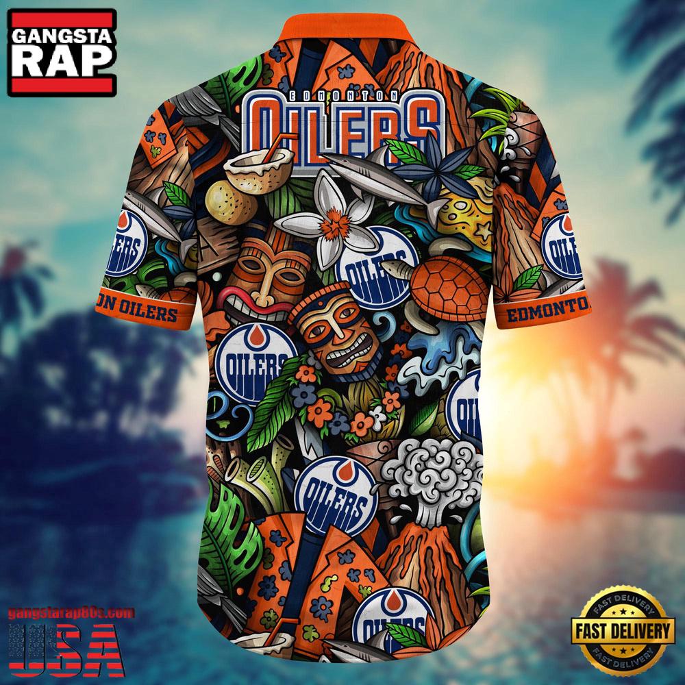 Edmonton Oilers NHL Hawaiian Shirts Edmonton Oilers NHL Hawaiian Shirts