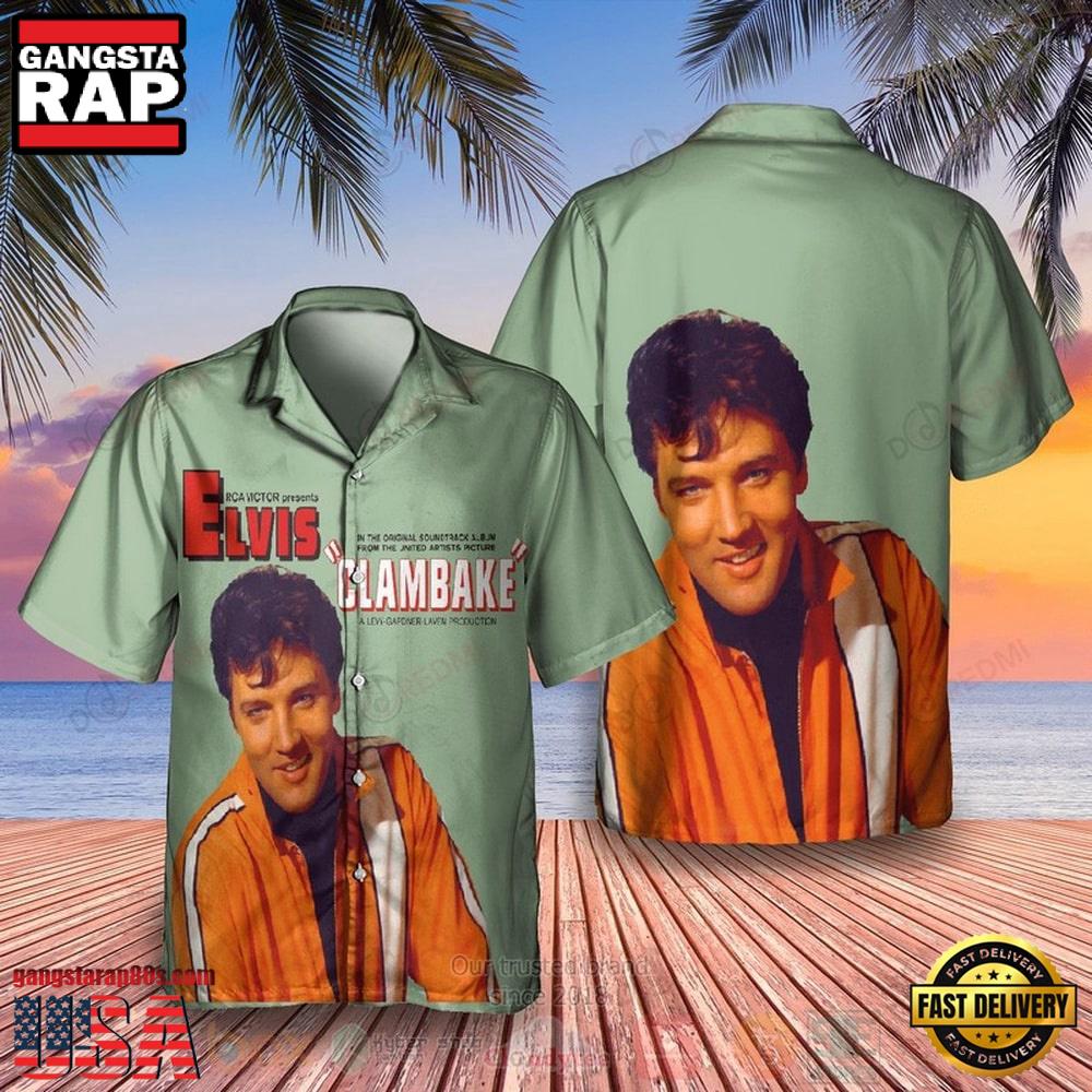 Elvis Presley Clambake Album Unisex Hawaiian Shirt