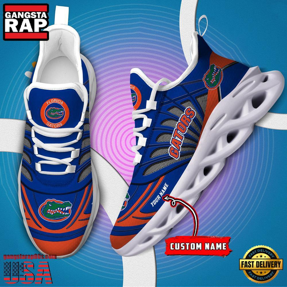 NCAA Florida Gators Custom Name Max Soul Shoes Sneaker NCAA Florida Gators Custom Name Max Soul Shoes Sneaker