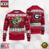 Georgia Bulldogs Merry Christmas Grinch Hand NCAA Ugly Christmas Sweater